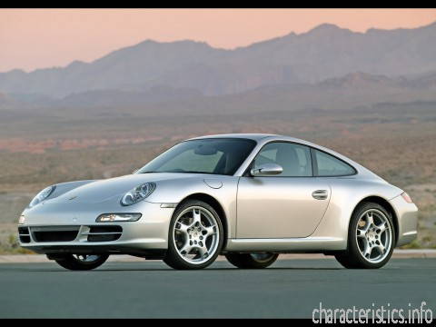 PORSCHE 世代
 911 (997) 3,6 Carrera (325 hp) 技術仕様
